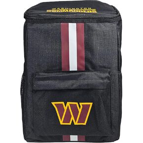 FOCO Washington Commanders Cooler Backpack, 24L Capacity, Multicolor, Leather Material, NFL Football Gear