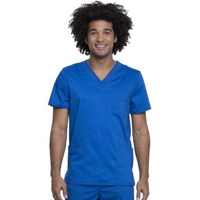 Cherokee Men Scrubs Top Workwear Revolution Tech V-Neck WW760AB