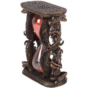Pacific Giftware Satanic Idol The Horned God Satan Baphomet Sculpture Figurine Statue Hourglass Sandtimer