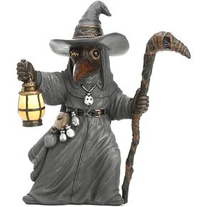 Veronese Design 5 1/2" Tall Plague Wizard Miasma Doctor Steampunk Figurine Resin Sculpture Handpainted Figurine