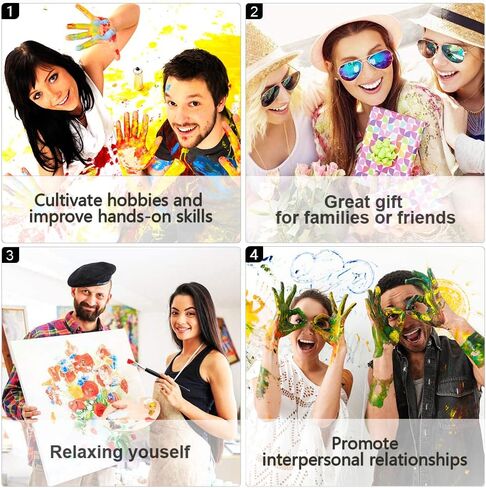 TUMOVO Cute Little Baby Dragon Paint by Numbers Kit, 16x20 Inch Acrylic Painting Arts and Craft for Kid & Adult in Kuwait