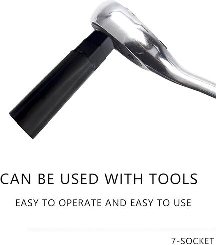 مقبس صامولة ذو 7 فتحات صغيرة؛ صواميل قفل العجلة البديلة ذات 7 نقاط - 19 مم 3/4 بوصة 21 مم 13/16 بوصة مفتاح ربط سداسي in Kuwait