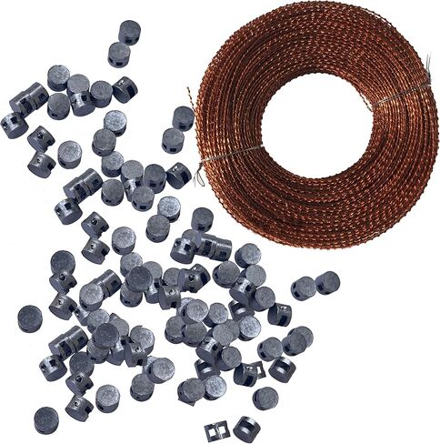 Meter Lead Seal 8 * 4MM*0.5LB ONE Sets Security Lock Iron ANTY-Fake in Saudi Arabia