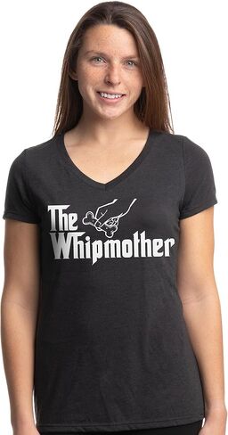 The Dogmother | Funny Cute Dog Mother Mom Owner Pet Doggo Pup Women V-Neck T-Shirt in Saudi Arabia