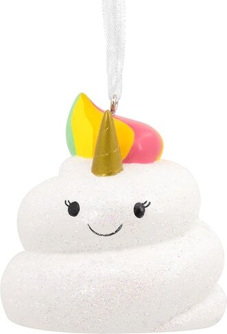 Hallmark Unicorn with Striped Mane Resin Christmas Ornament (0001HGO3103) in Saudi Arabia