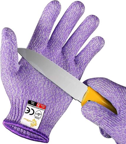 Evridwear Cut Resistant Gloves for Kids 4-6 Years, Level 5 Protection Cutting Gloves Food Grade for Cooking, Whittling, Wood Carving, Gardening and DIY in Saudi Arabia