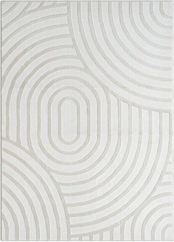 LUXE WEAVERS Indoor Geometric Cream 8x10 Area Rug in Saudi Arabia