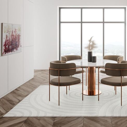 LUXE WEAVERS Indoor Geometric Cream 8x10 Area Rug in Saudi Arabia