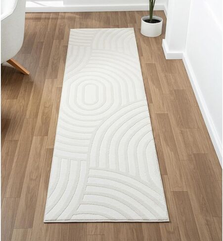 LUXE WEAVERS Indoor Geometric Cream 8x10 Area Rug in Saudi Arabia