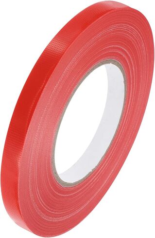MECCANIXITY Colorful Craft Gaffers Tape Rolls Red 1/2" X 60 Yards Matte Gaffers DIY Photo Albums for Gifts Decoration Backdrop Cables Floor Taping 1 Pcs in Saudi Arabia