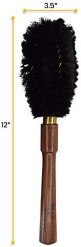 EISCO Bristle Cleaning Brush, 12" - Wooden Handle - Ideal for Scrubbing Glassware, Labware, Beakers, Bottles, Cups, Jars, Dishes, Vases in Saudi Arabia