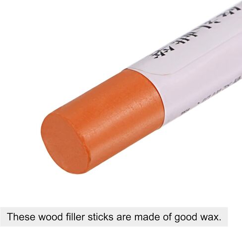 uxcell Wood Wax Filler Stick, Furniture Crayons Wooden Repair Wax Filler Stick Touch Up Wax Paint Pens for Scratches Holes Floor Laminate Carpenters Tables Desks, Dark Gray, 2Pcs in Saudi Arabia