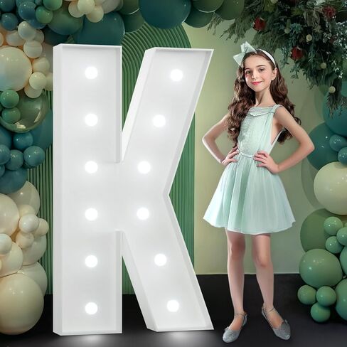 Marquee Letters 4 Feet Tall, Large Light Up Letters A, Light Up Letters 4 Feet Tall for Marry Me Wedding Event Bridal Shower Baby Shower Graduation Anniversary Party Decor in Saudi Arabia