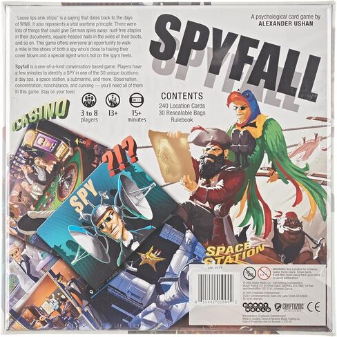 Spyfall 2 - لعبة الحفلة المثالية - اعثر على الجاسوس قبل نفاد الوقت - ما يصل إلى 3 إلى 12 لاعبًا - ألعاب لوحية للمراهقين والبالغين - للأعمار من 13 عامًا فما فوق in Saudi Arabia