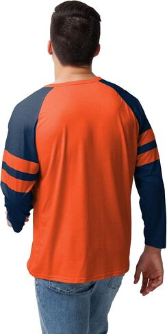 FOCO Men's NFL Team Logo Shirt Long Sleeve Henley in Saudi Arabia