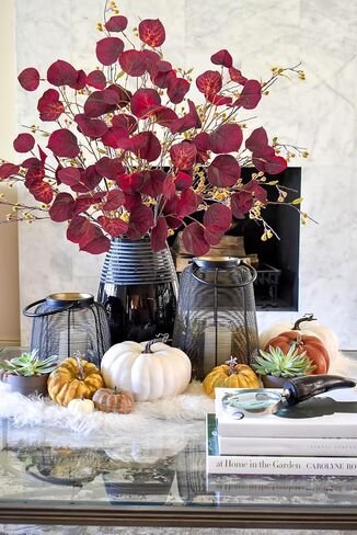 3 قطع 32 بوصة من أوراق القيقب الاصطناعية أغصان الخريف الصناعية الطويلة من أوراق الخريف نباتات وهمية بورجوندي بخاخات صناعية لطاولة وحدة التحكم في المطبخ وتزيين ترتيب الزهور in Kuwait