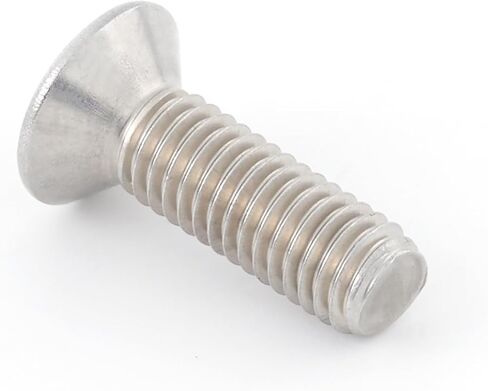 LESHAN 25PCS Extra Long Outlet Machine Screws, M5-0.8 * 20MM 304 Stainless Steel Device Mounting Screws Flat Head Phillips Bolts Fastening Electrical Outlet Screws in Saudi Arabia