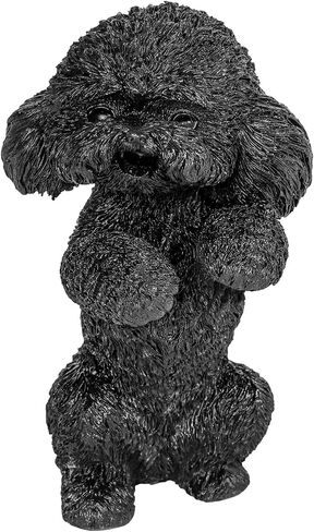 TUMBEELLUWA Sleeping French Bulldog Crystal Statue Realistic Puppy Black Obsidian Sculpture Carved Animal Collectible Figurine for Home Office Desk Decor, 1.77 inch in Saudi Arabia