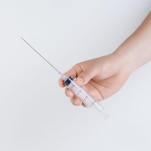 otwooi Syringes with 18 Ga Blunt Tip Needle, for Precision Liquid Handling and Refilling - 5ml 10ml 20ml 30ml Syringe Blunt Needles, Ideal for Liquids, Adhesives, and Oils(10ml, 5pcs) in Saudi Arabia