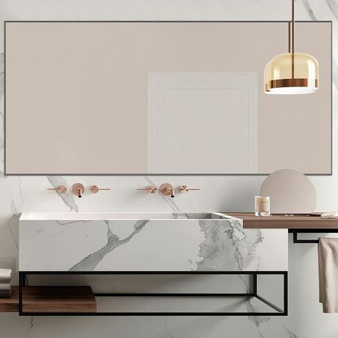 NeuType 71"x24" Big Mirror Full Length Floor Mirror Bathroom Mirrors for Wall Sand Gray Mirror Full Length Mirror Full Body Mirrors for Bedroom Rectangle Mirror in Saudi Arabia