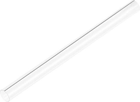 uxcell Clear Rigid Acrylic Pipe 13mm(1/2") ID x 15mm OD x 0.5m(20") Round Tube Tubing in Saudi Arabia