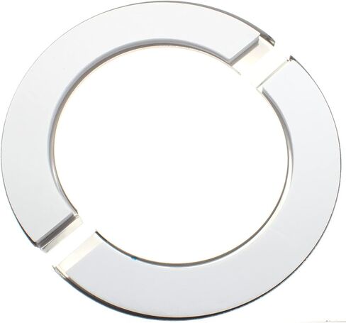 4 Pcs 4.0 Inch Wall Split Flange Stainless Steel Round Escutcheon Plate Wall-Mounted Self-Adhesive Water Pipe Cover for Water Pipe Faucet Decoration Accessories in Kuwait