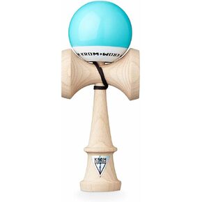 KROM Kendama POP Sky Blue – Smooth Texture and Flawless Balance – Enhanced Cognitive Skills – Improved Balance, Reflexes, and Creativity – Kendama for Beginners and Experts