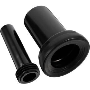 Accessories for 2pcs Toilet Connecting Wall Mounted Toilet Wall- Mounted Toilet Waste Toilet Supply Pvc Toilet Supplies Wall Row Black Bath Bath