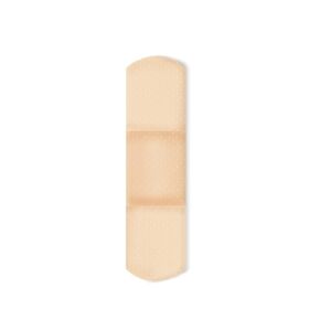 1275033 Sheer Adhesive Strips, Sterile, 3/4" Width, 3" Length, Pack of 1200