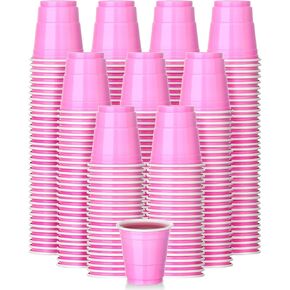 KesaPlan 150PCS 2oz Plastic Shot Glasses, Black Disposable Shot Cups, Mini Plastic Cups for Tasting Serving Samples Whiskey Vodka, Small Party Cups for Christmas Weddings Birthday Party
