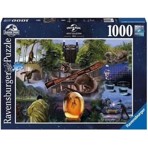 Ravensburger Jurassic Park Movie Poster 1000 Piece Jigsaw Puzzle for Adults & Kids Age 12 Years Up
