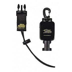 Gear Keeper RT3-5602 Retractable Tool Tether Lanyard with Heavy Duty Carabiner Clip Mount - 32oz Tool Load Limit - Quick Connect Buckle - ANSI/ISEA 121 Compliant USA Made