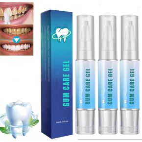 Taileden Gum Therapy Gel, Taileden Gum Repair Therapy Gel, Gum Shield Therapy Gel, Taileden™ Gum Therapy Gel, Teeth Whitening Essence Pen, Taileden Gum Therapy Gel for Recessed Gums (3PCS)