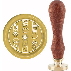 CRASPIRE Phoenix Wax Seal Stamp Celtic Knot Sealing Wax Stamps Animal 30mm Vintage Removable Brass Stamp Head with Wood Handle for Wedding Invitations Halloween Christmas Thanksgiving Gift Packing