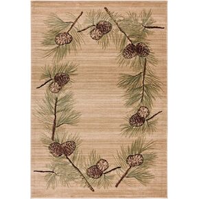 United Weavers Cottage Farmington Beige - Runner Rug, 2' x 8', Indoor Floor Rug with Jute Backing