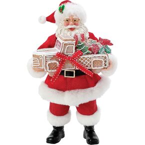 Department 56 Possible Dreams Santa Bon Appetit Tailgate Party Figurine, 10.5 Inch, Multicolor