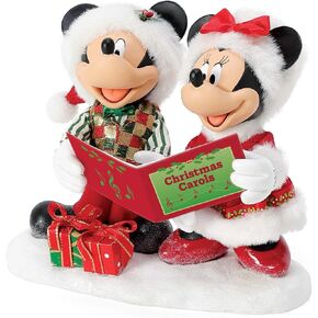 Department 56 Possible Dreams Disney Mickey and Minnie Mouse Duet Figurine, 6 Inch, Multicolor