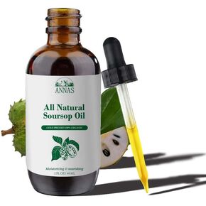Soursop Oil Organic,Natural Antioxidant, Cell Support & Regeneration, Immune Boost, Soursop Bitters Liquid, Non-GMO, Vegan, Natural Soursop Flavo