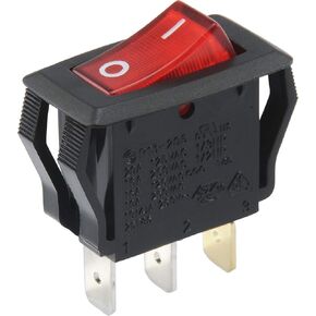 Hillman 393323 Rocker Switch, Black