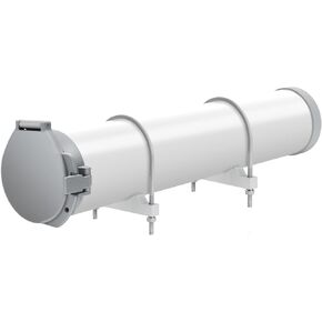 Steel Security Upgraded Conduit Carrier Kit Fit 6 Inch PVC Pipe for Providing Extra Storage on Truck Rack (PVC Pipe Not Included)