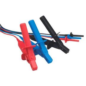 Megger 1005-262 HV Test Lead Set, 9.8 ft. (3 m), with 15 kV Medium Insulated Clips, Set of 3