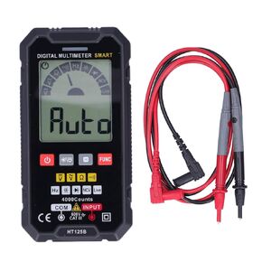 HT125B High Accuracy Digital Multimeter Tester Automatic Range Current Voltmeter with LCD Backlight Display