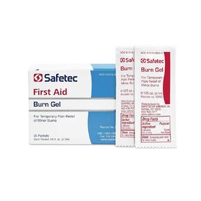 Safetec Burn Gel.125 oz. Pouch 25 ct. Box