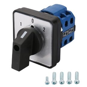 Baomain 660V 25A 2-Pole 3-Position الإغلاق 8 محطات التحكم في التغيير مفتاح الكاميرا الدوارة SZW26-25/D202.2