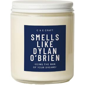 CE Craft - Smells Like Dylan O'Brien Scented Candle - Gift for Her, Girlfriend Gift, Celebrity Prayer Candle, Teen Wolf Gift