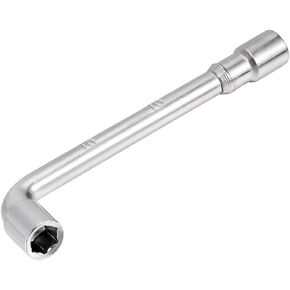 uxcell 10mm Metric L Shaped Angled Open Hex 6 point Socket Wrench