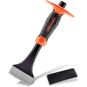 VANQUISH Heavy Duty 3 Inch Cold Chisel with Bi-material Hand Guard for Masonry (4709)