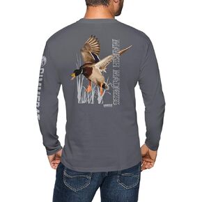 GIMMEDAT Marsh Madness Duck Hunting قميص طويل الأكمام للرجال والنساء هدية ممتعة