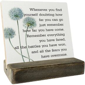 Graduation Inspirational Quote Wood Plaque, Be Brave Wood Sign, Plaque with Wooden Stand, Motivational Wood Sign Gift, Graduation Decor Gift, Graduation Quotes Gift, Graduation Gift for Daughter, Son