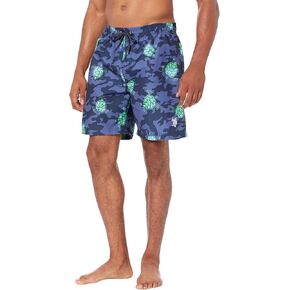 U.S. Polo Assn. Turtle Camo Swim Shorts Classic Navy LG